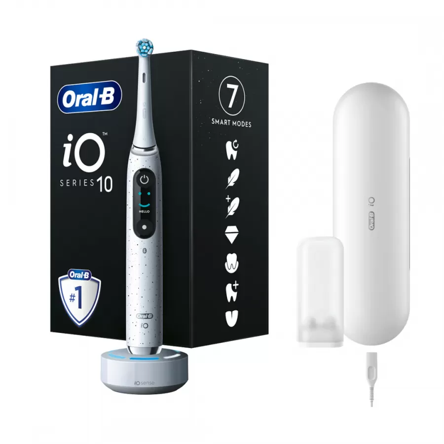 Periuta De Dinți Electrica Oral-B iO10 Cu Carcasa De Călătorie De Încărcare Negru — imaginea 6