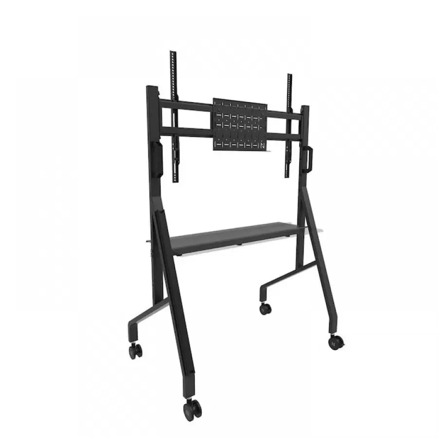 Stand Mobil Podea Neomounts FL50-525BL1 55-86inch Greutate Maximă Admisa 76Kg Înălțime Reglabilă Negru