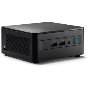 Barebone NUC 13 Pro NUC13ANHi7 Arena Canyon Core i7-1360P 5.0GHz Raptor Lake no RAM no Storage Iris Xe Graphics Wi-Fi Bluetooth HDMI no OS Negru