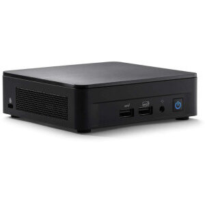 Barebone NUC 13 Pro NUC13ANKi3 Arena Canyon Core i3-1315U 4.5GHz Raptor Lake no RAM no Storage UHD Graphics Wi-Fi Bluetooth HDMI no OS Negru