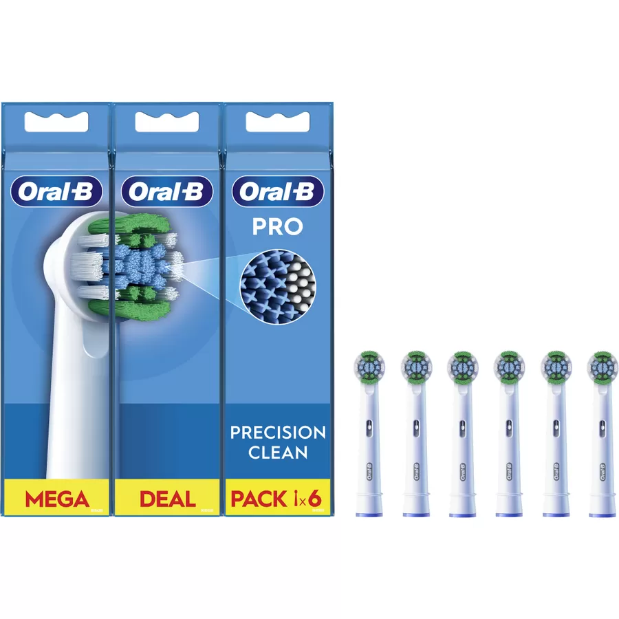 Rezerva Periuta Dinți Oral-B EB20RX-6 Precision Clean 6 pcs Alb