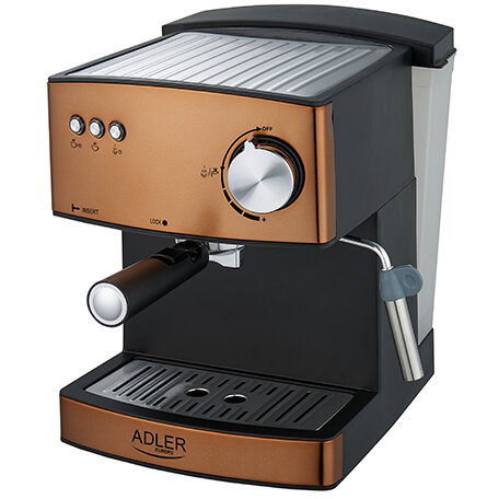 Espressor Cafea AD 4404cr 15bar 1.6l 850W Cupru/Metalic