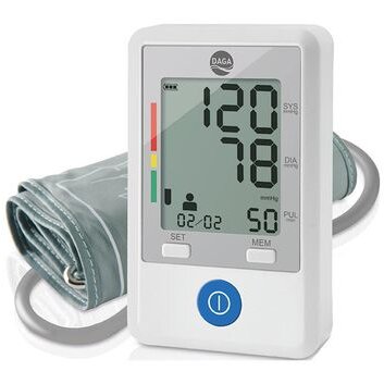 Tensiometru FH-PM 145 De Brat  Detectare Aritmie Precizie Mare 2x90 Memorii Alb/Gri