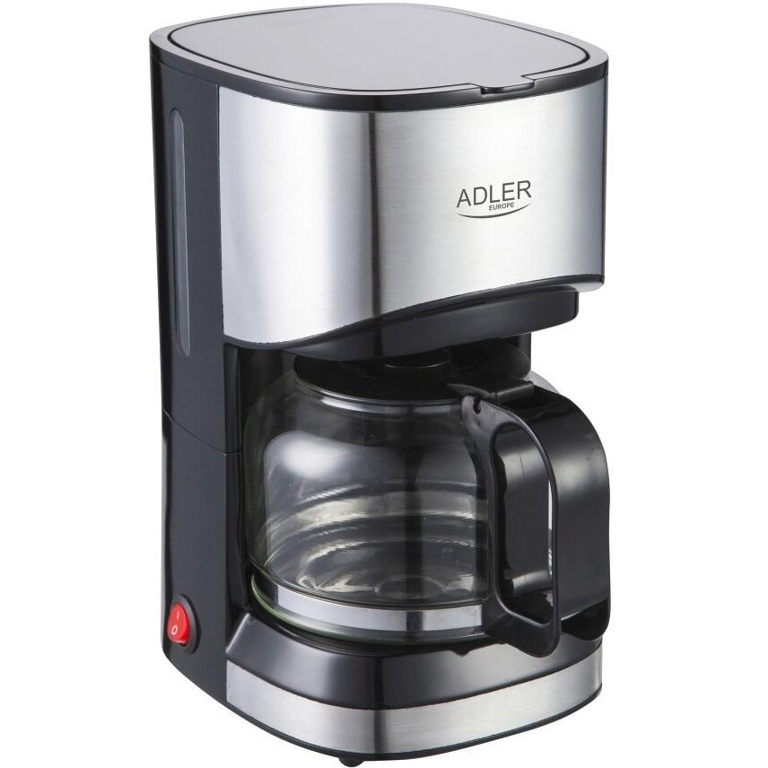 Cafetiera AD4407 Capacitate 0.7L Protectie la Supraincalzire 550W Negru/Argintiu