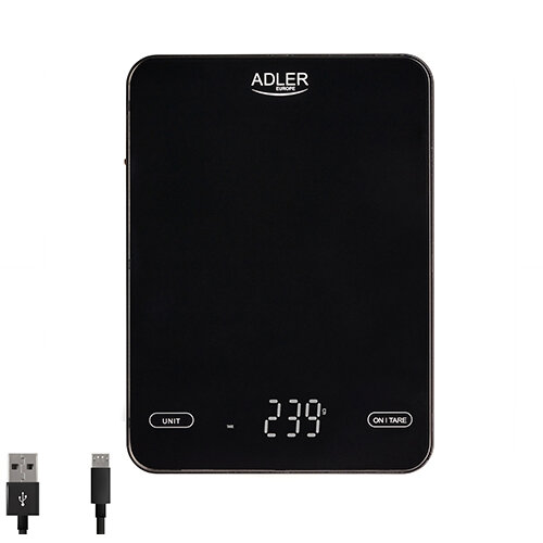 Cantar Bucatarie AD 3177b 10kg USB Negru