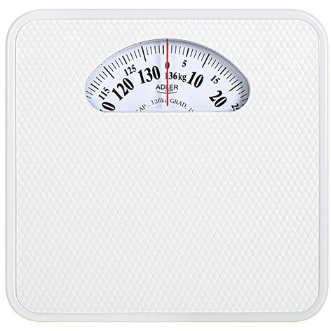 Cantar Corporal AD 8179w Mecanic 136kg Alb