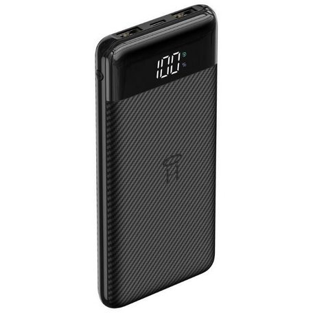 Acumulator Extern L11 - W1087 Conectori USB-C / MicroUSB / USB 10000mAh Negru