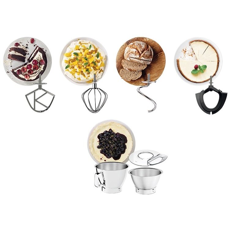 Mixer cu Bol Kenwood KVC85.004SI 5l Stand 1200W Oțel Inoxidabil — imaginea 2