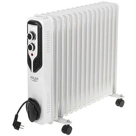 Calorifer Electric cu Ulei AD 7819 15 Elementi 3 Trepte de Putere 2500W Alb