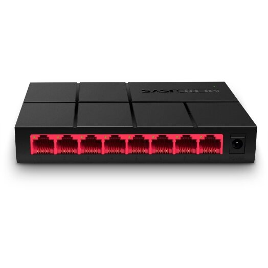 Switch Desktop MS108G Mercusys 8 Porturi 10/100/1000Mbps Mini Plastic Negru
