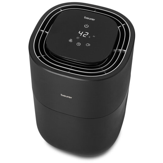 Umidificator Beurer LB 200 3 Trepte de Viteza 200ML/H Capacitate Rezervor 3L Negru — imaginea 2