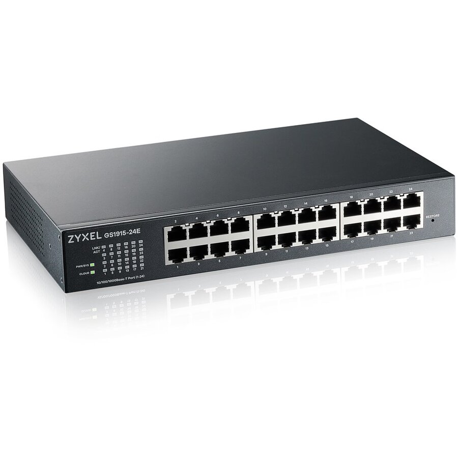 Switch GS1915-24E Managed L2 Gigabit Ethernet (10/100/1000) 1U Negru