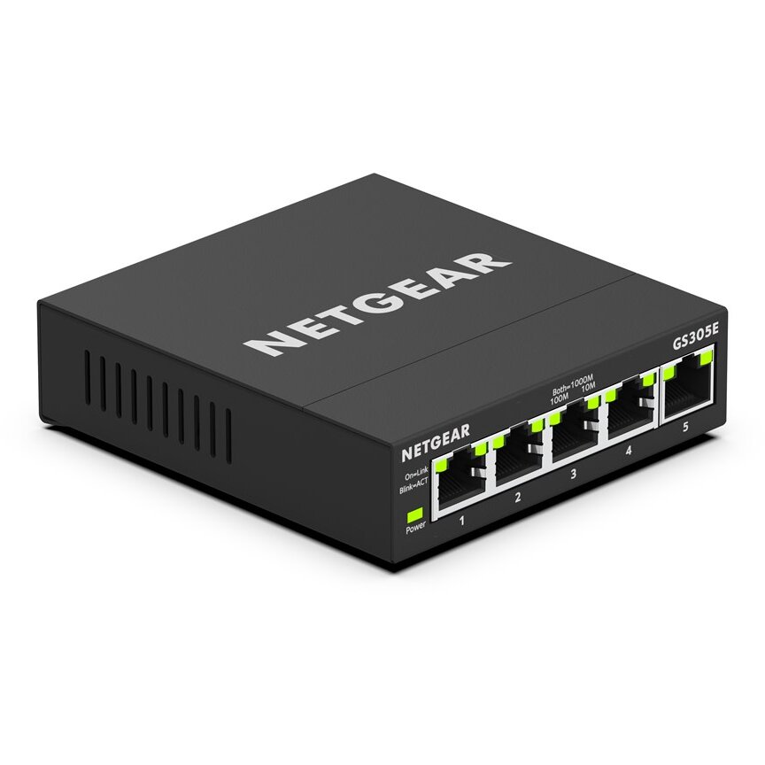 Switch GS305E Managed Gigabit Ethernet (10/100/1000) Negru