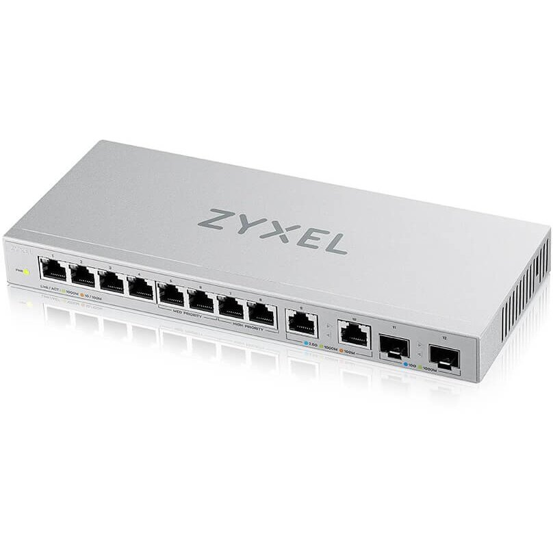 Switch XGS1010-12-ZZ0102F Unmanaged Gigabit Ethernet (10/100/1000) Gri