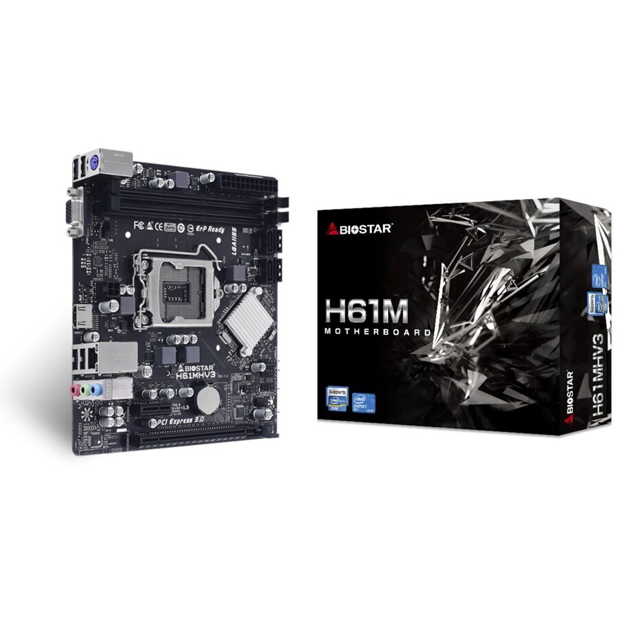 Placa De Baza H61MHV3 Intel H61 LGA 1155 Socket H2 micro ATX