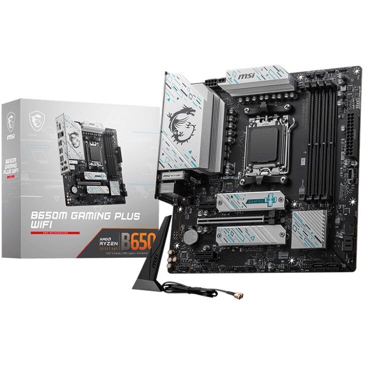 Placa De Baza B650M GAMING PLUS WIFI AMD B650 Socket AM5 micro ATX