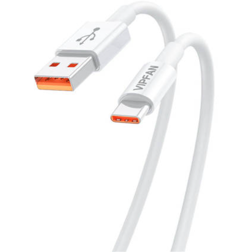 Cablu Date VFAN  X17 USB  USB-C    6A 1.2m  Alb