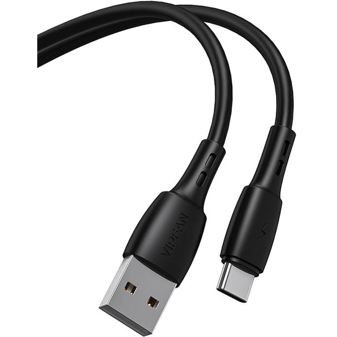 Cablu Date VFAN Racing X05, USB  USB-C    3A  1m Negru