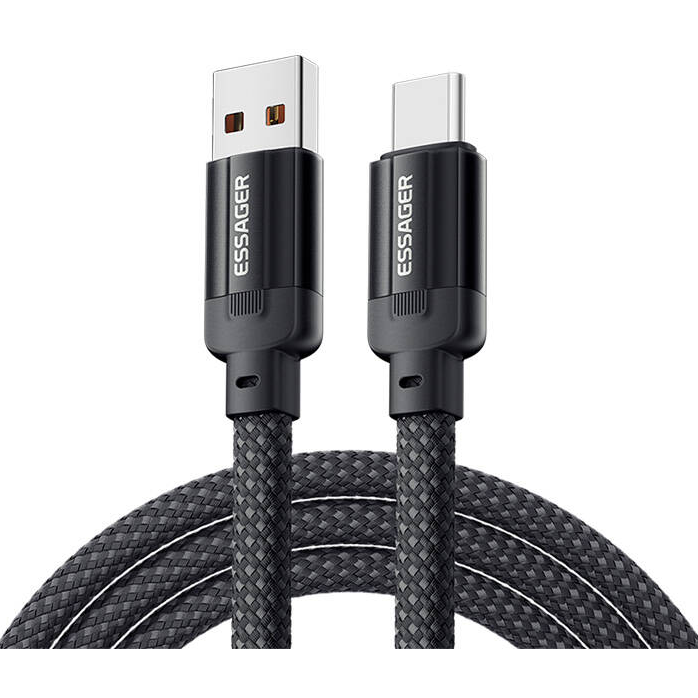 Cablu Date EXCT-YS01-P USB  USB-C 100W 1m Negru