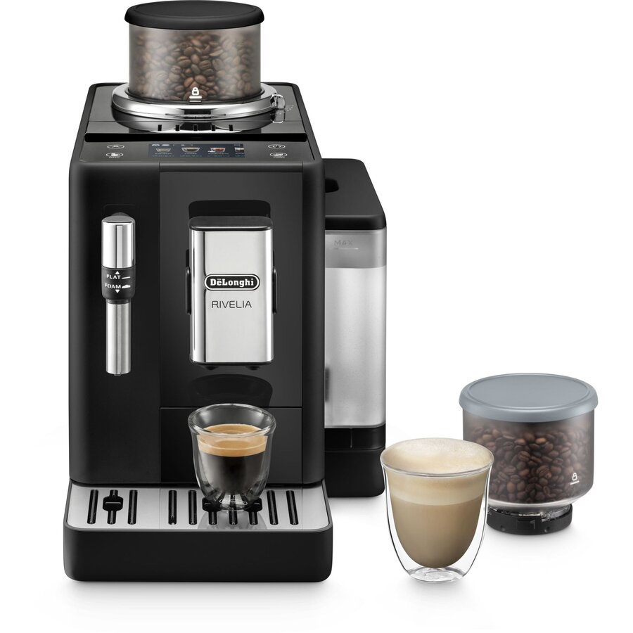 Espressor Automat Rivelia EXAM440.35.B 1.4L 2 Recipiente pentru Cafea 19Bar 1450W Onyx Negru