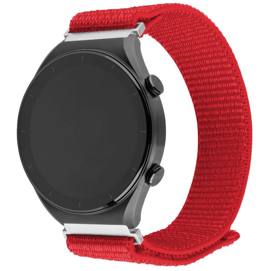 Curea Smartwatch Nylon Sporty 20mm Red