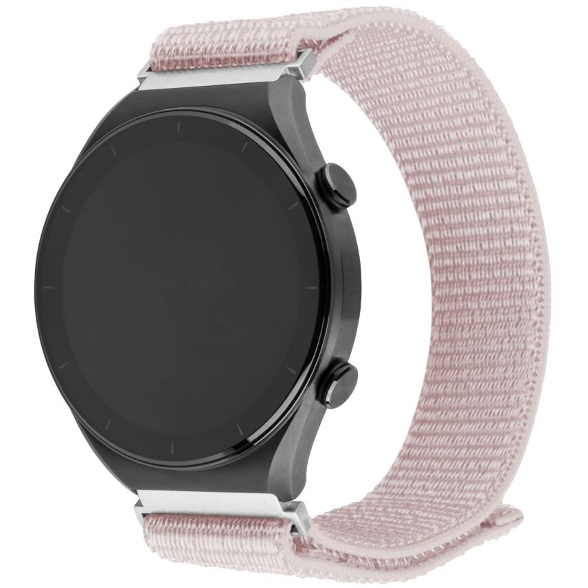 Curea Smartwatch Nylon Sporty 20mm Rose Gold