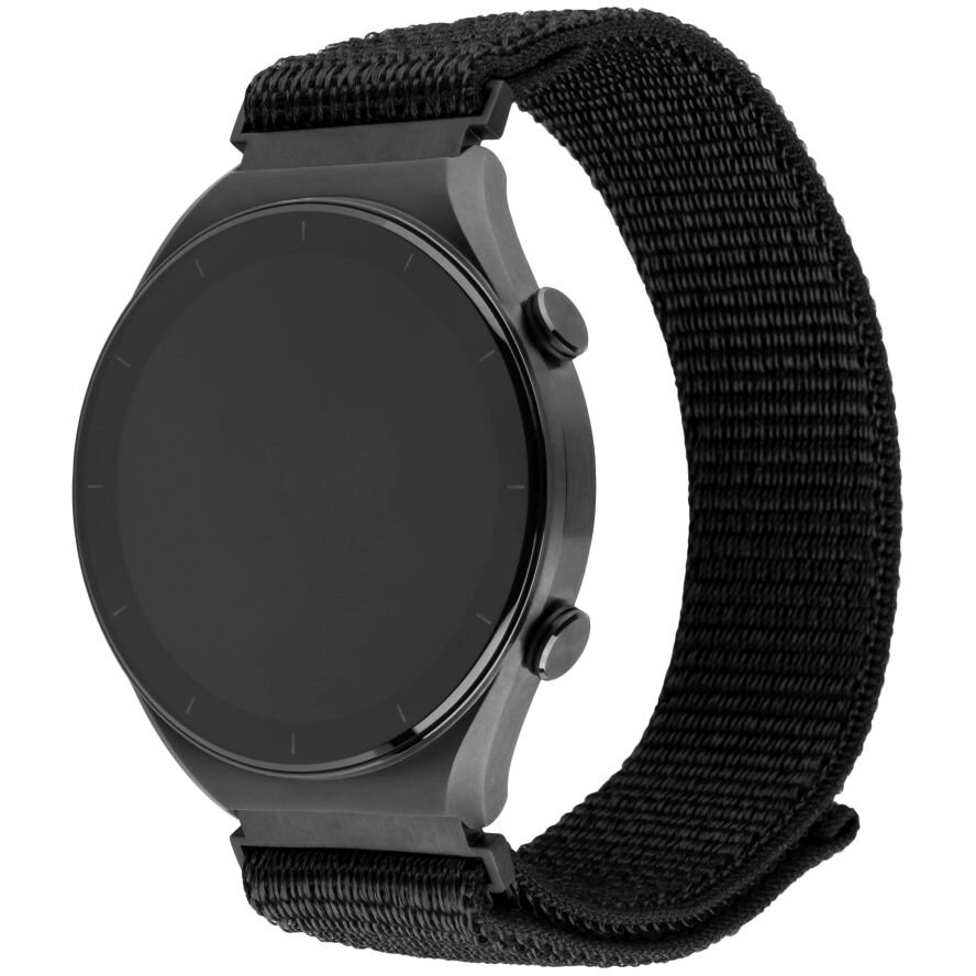 Curea Smartwatch Nylon Sporty 22mm Black