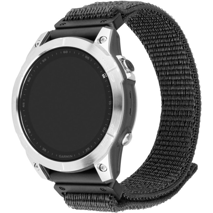 Curea Smartwatch pentru Garmin QuickFit 22mm Dark Grey