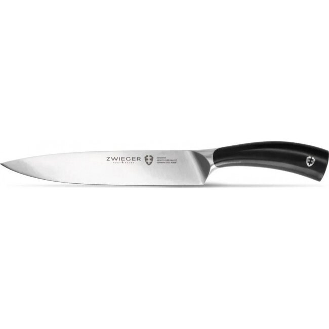 Cutit Bucatarie Obsidian  20cm Inox  HRC56 Negru