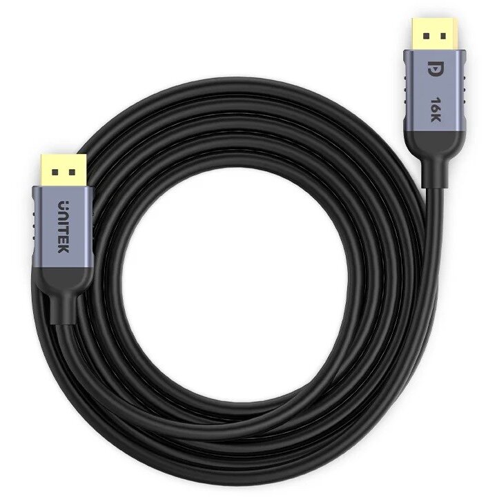 Cablu UNITEK C1626GY01-3M DisplayPort 2.1 3m Negru — imaginea 2