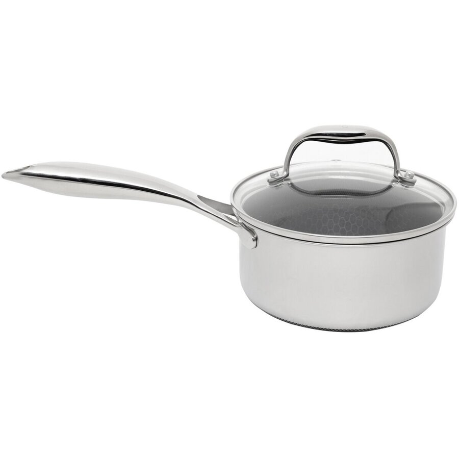 Oala Black Cube 16cm Capac 1.6 L Argintiu