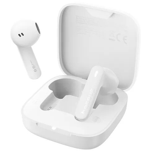 Casti Handsfree Bowie E16 TWS Wireless Bluetooth 5.3 Alb