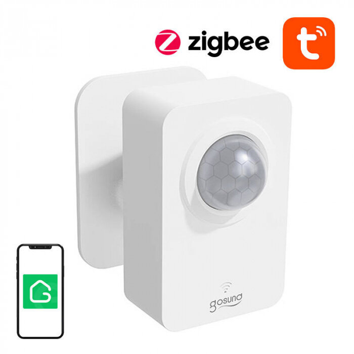 Senzor Smart de Miscare ST20 ZigBee Compatibil Tuya Alb