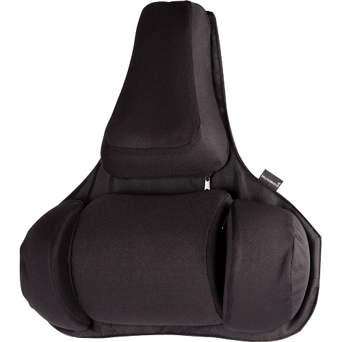 Suport Pentru Spate Fellowes 8041801 Material Textil In 3 Secțiuni Complet Reglabil Negru