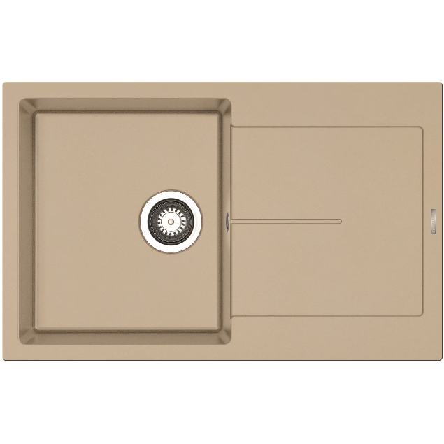 Chiuveta ITHAKA 790x500mm Adancime 200mm Incastrat Pyragranite Bej