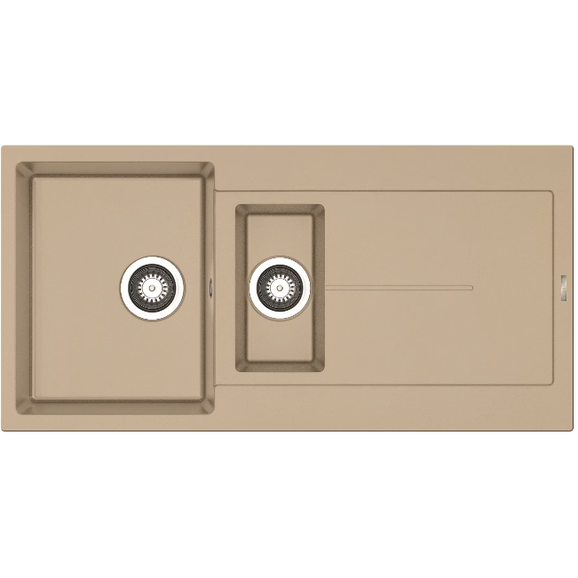 Chiuveta Bucatarie ITHAKA 1000x500mm Adancime 200mm Incastrat   Pyragranite   Bej