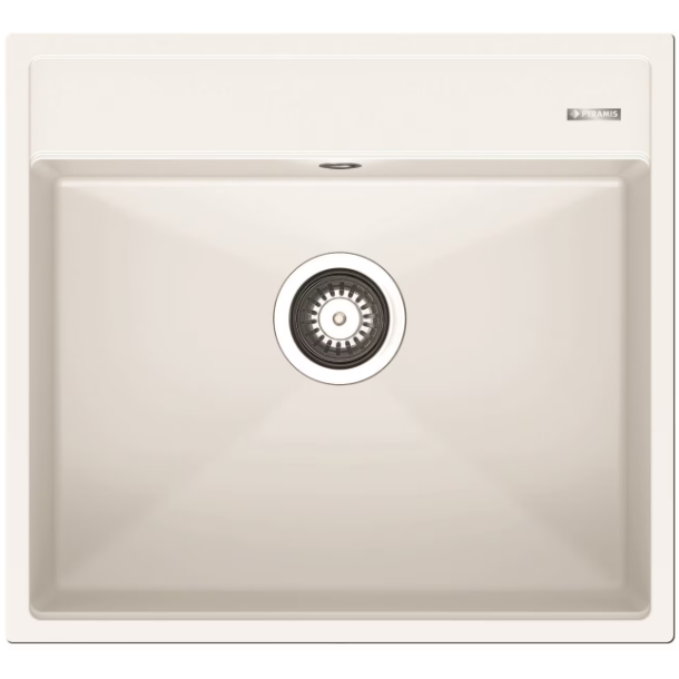 Chiuveta Bucatarie ITHAKA 560x510mm Adancime 200mm Incastrat   Pyragranite   Snow