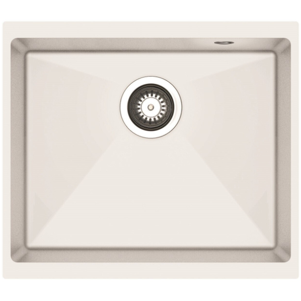 Chiuveta Bucatarie ITHAKA 500x400mm Adancime 200mm Incastrat Pyragranite Snow