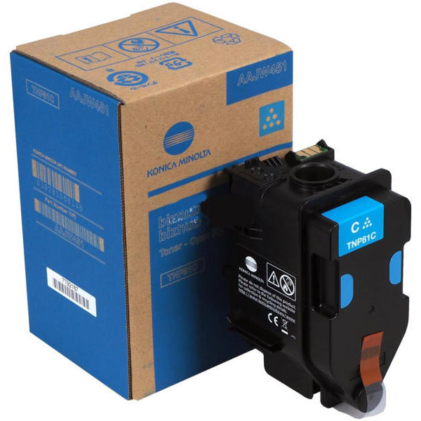 Toner Minolta TNP81C AAJW451 Original 9000 Pagini Cyan