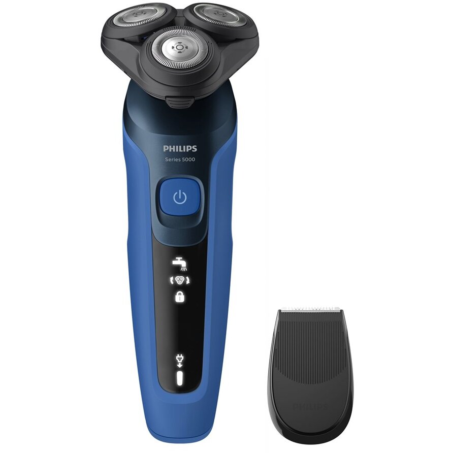 Aparat De Ras Philips Series 5000 Electric Umed Și Uscat Albastru — imaginea 3
