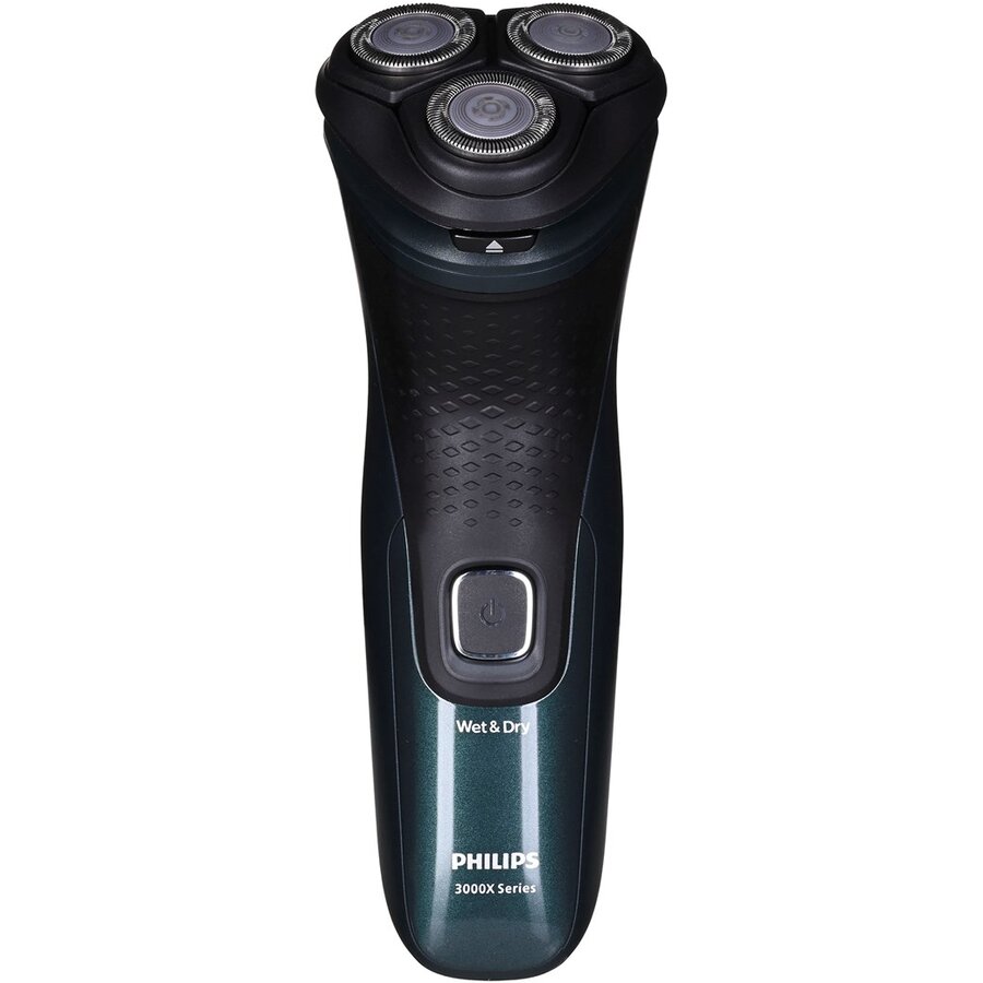 Aparat De Ras X3052/00 Umed Si Uscat Rotativ Trimmer Acumulator Negru/Verde