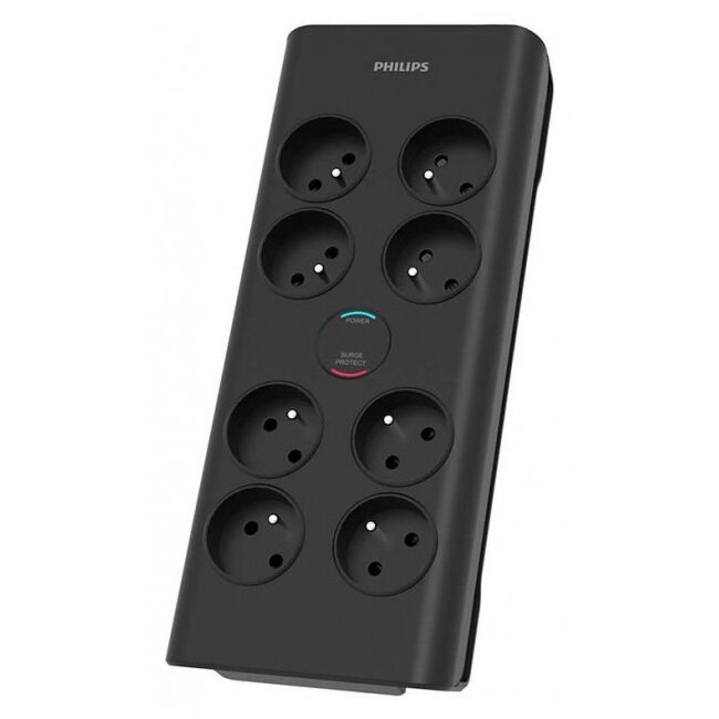 Priza De Alimentare 8x Prize Cablu 2m Negru