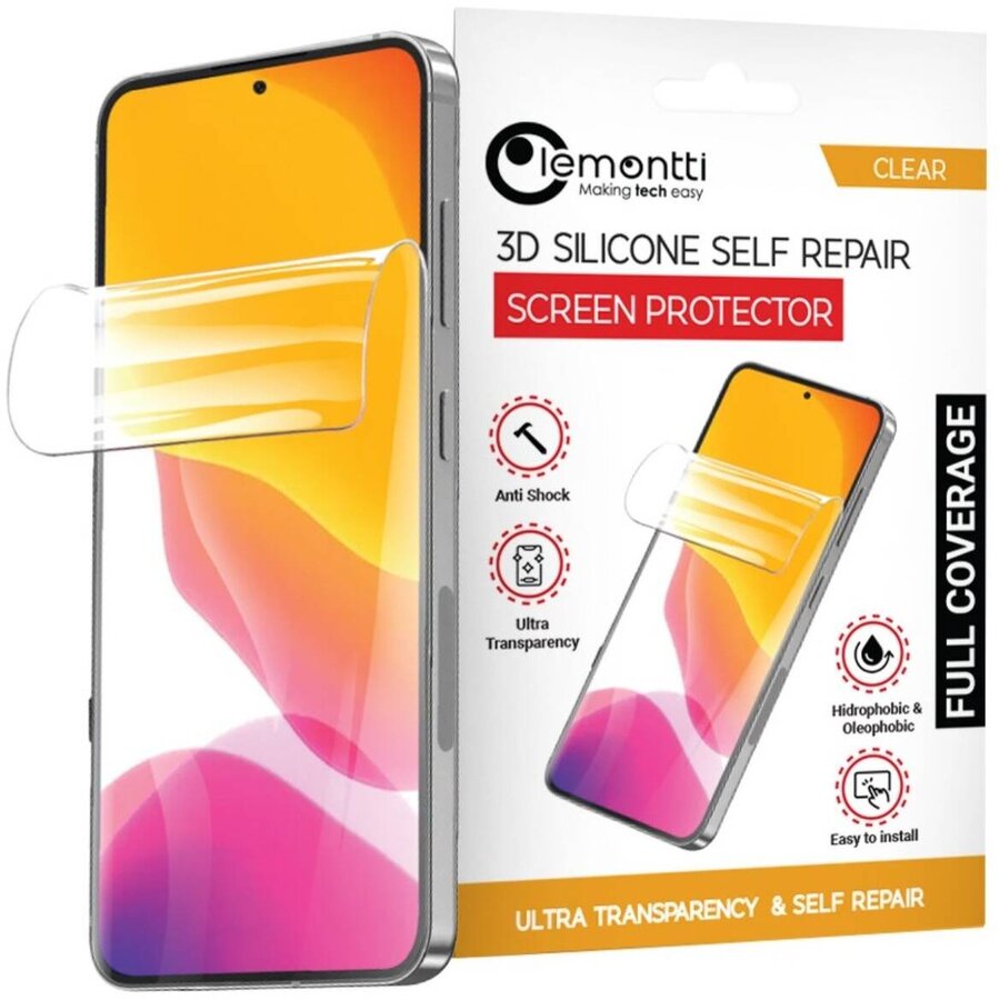 Folie protecție Lemontti Silicon 3D Self-Repair Clear pentru Samsung Galaxy A32 5G