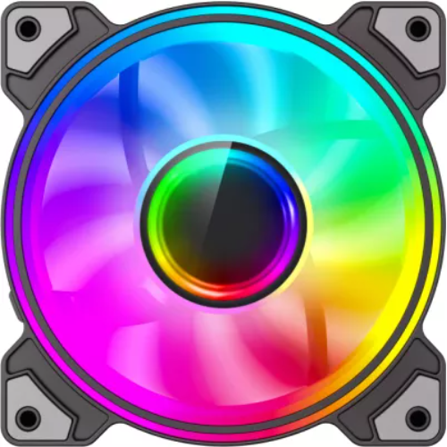 Ventilator Dual-Ring Infinity Black