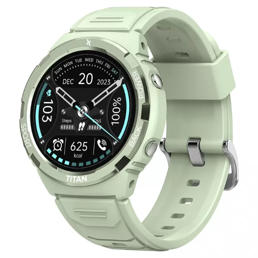 Ceas Smart MaxCom FW100 Titan Valkiria Verde Mentă