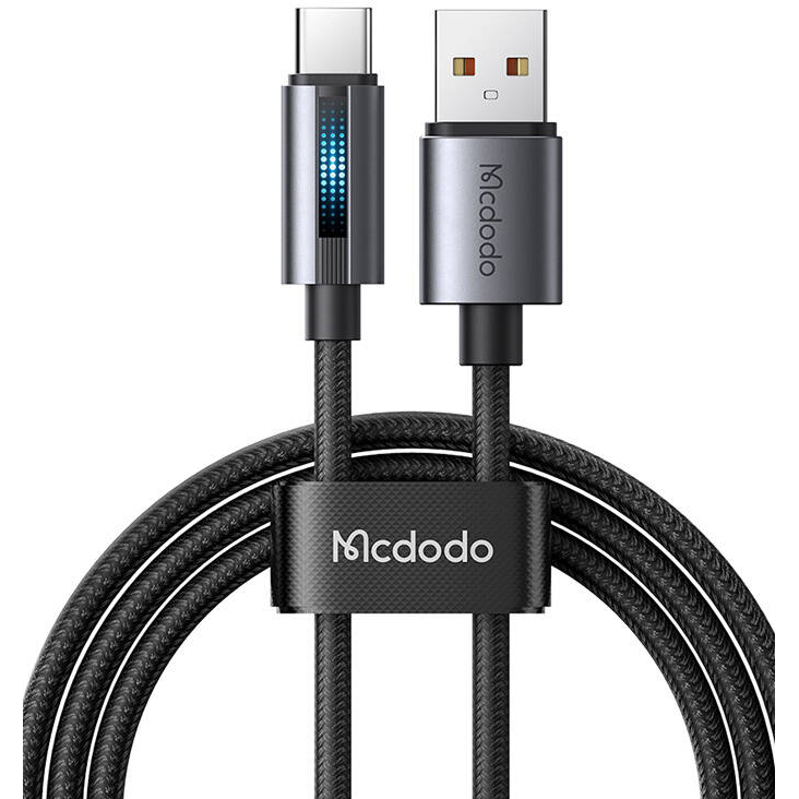 Cablu Date CA-5180  USB-A  USB-C  1.2m  Negru