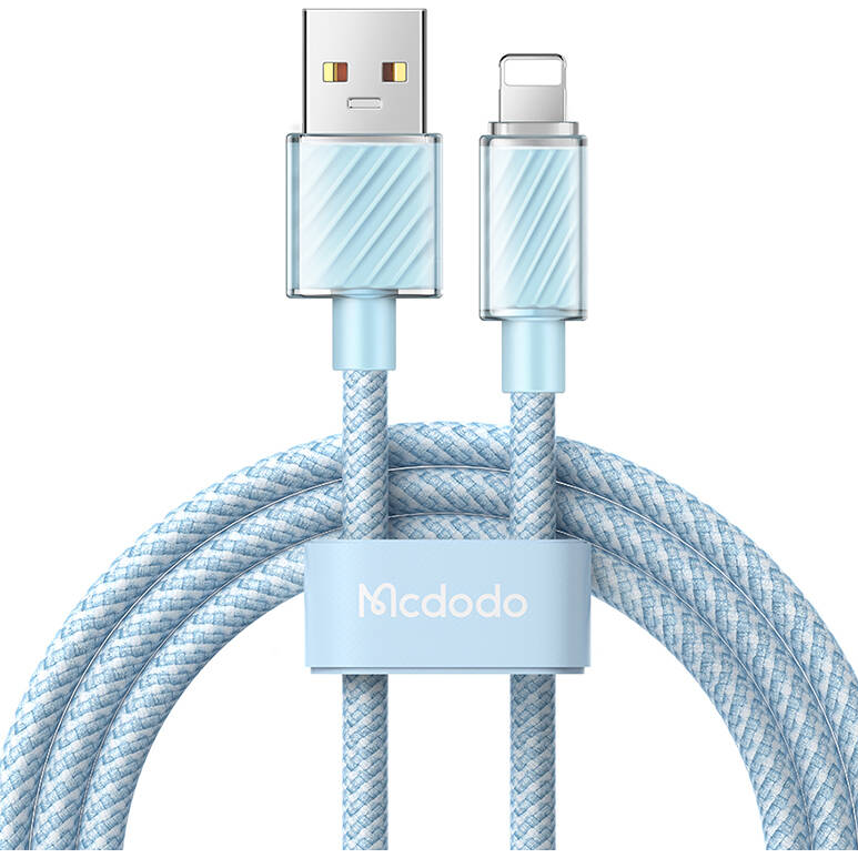 Cablu Date CA-3641  USB-A  Lightning  1.2m Albastru