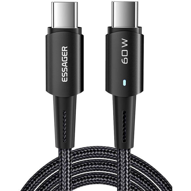 Cablu Date USB-C  USB-C  60W  2m Negru