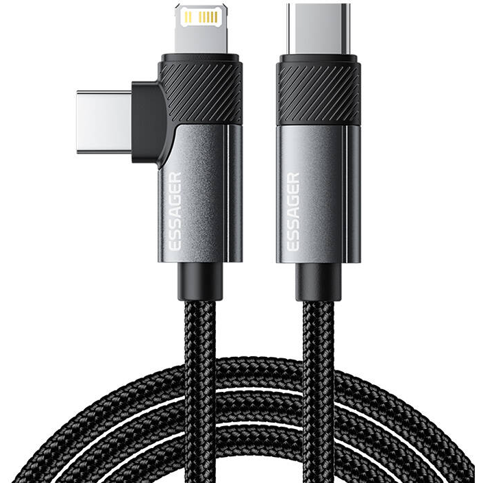 Cablu Date EXCTTL-WL0G-P USB-C USB-C+ Lightning  65W 1m  Gri