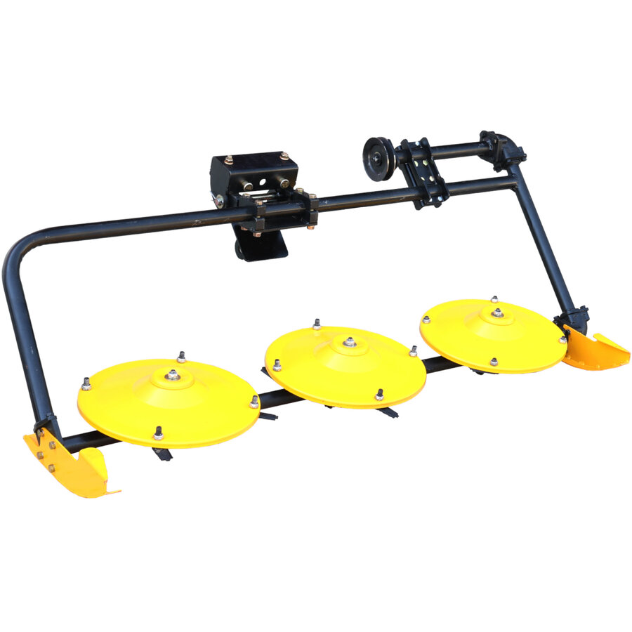 Cositoare Frontala Rotativa Campo T18 G2 G2.1  cu 3 Discuri pentru Minitractoare Galben/Negru